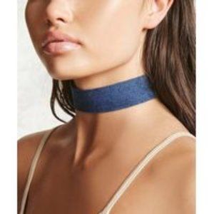 Forever21 Denim Choker